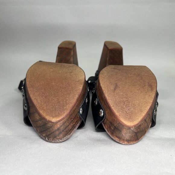 Free People Black and Brown Heeled Sandals - Picture 11 of 13